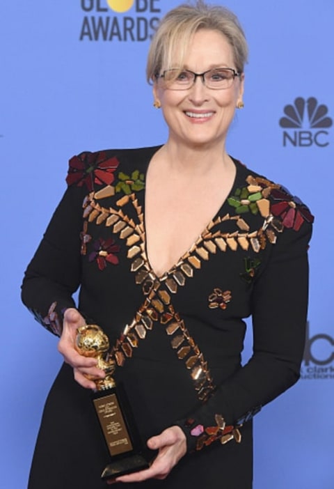 Meryl Streep byla oceněna za celoživotní dílo. Je bezpochyby jednou z nejlepších hereček současnosti a i v rámci celé historie kinematografie zaujímá svým těžko srovnatelným hereckým umem přední místa. Dokazuje to i jejích 14 nominací na Oscara - což je rekord, který zatím nikdo nepřekonal a asi jen těžko překoná